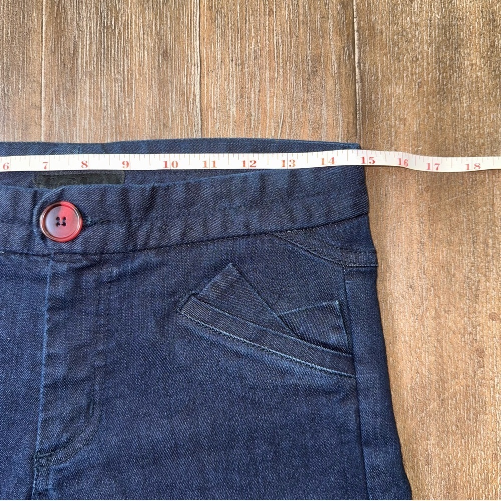 Grey Ant Flare Jeans Y2K Low Rise Vintage Rare 70s Dark Blue Retro Vintage - Picture 2 of 13